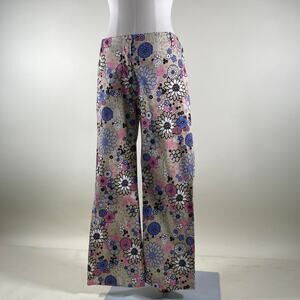 Vintage floral capri pants